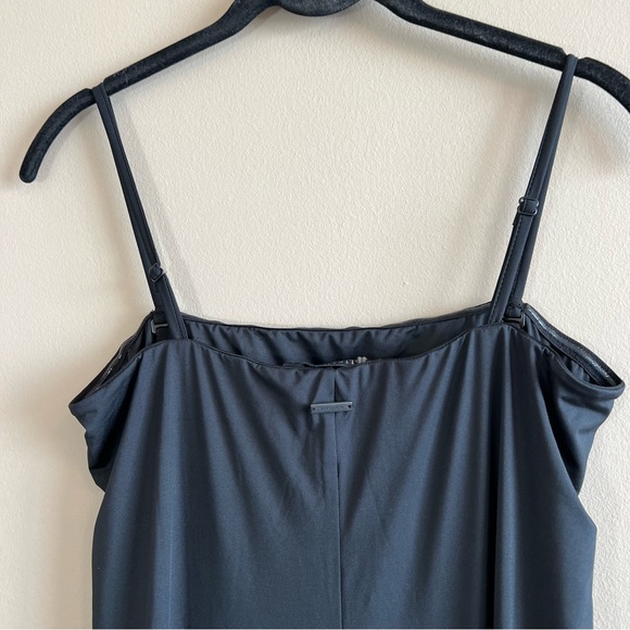 Allsaints Charlie Black Slip Midi Dress 8 Optional Straps All Saints NWT - Picture 8 of 16